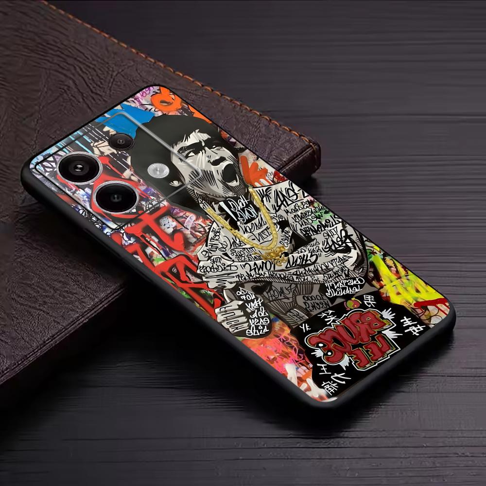 Banksy Graffiti Art  Phone Cas - огляд і ціна Xiaomi Redmi Note 13