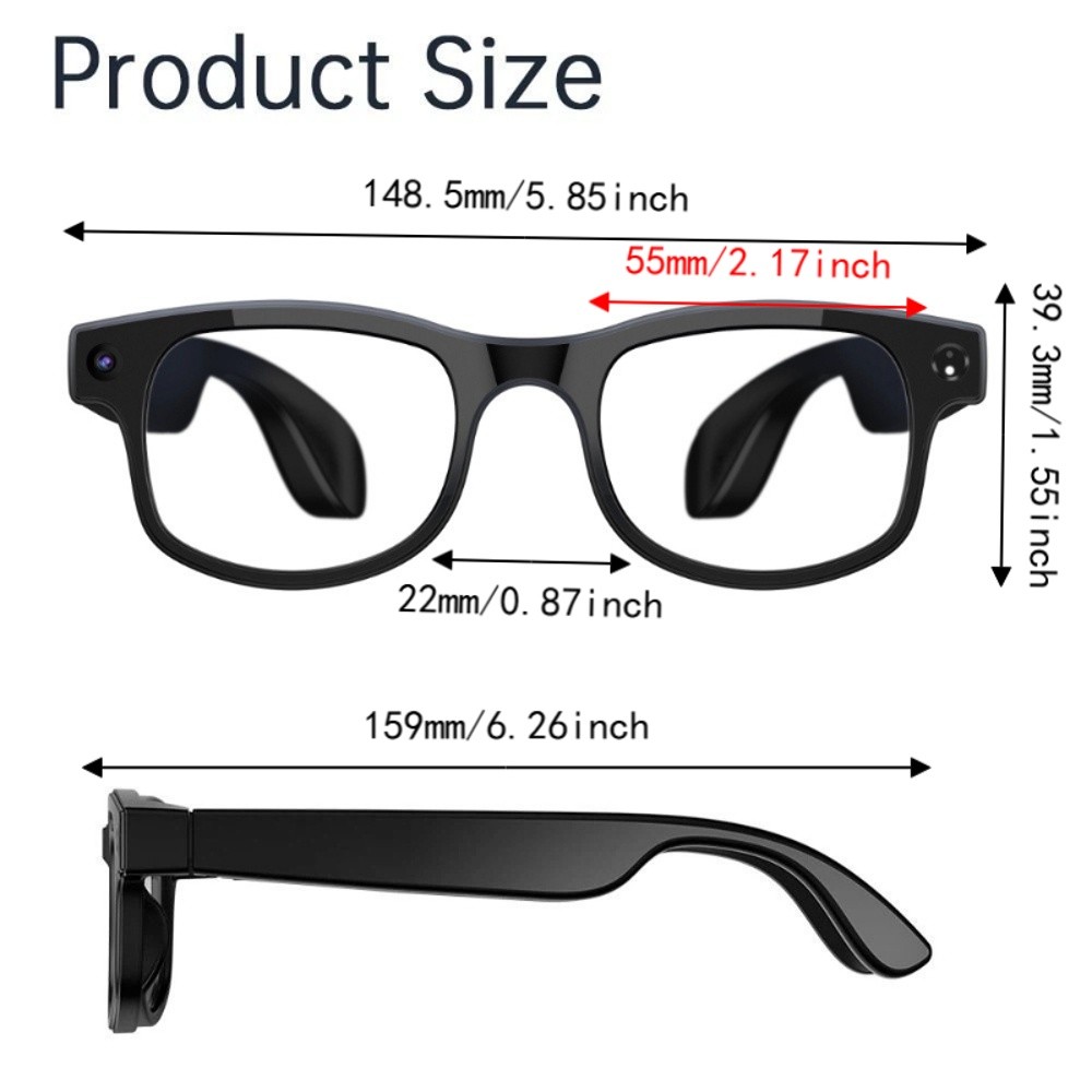 2 in 1 AI Smart Glasses HD Pho - огляд і ціна Smart Glasses Lens