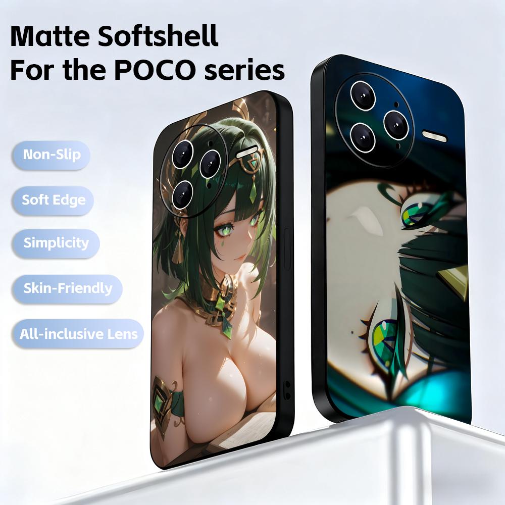 genshin impact Nefer  Phone Ca - огляд і ціна Xiaomi Poco X6