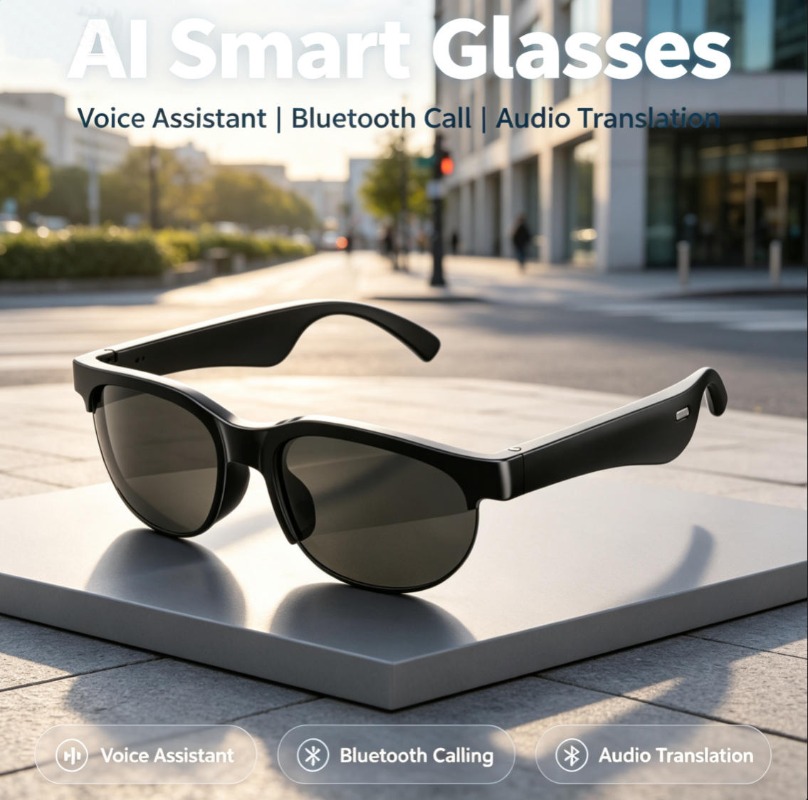 Smart Bluetooth Glasses TAC Po - огляд і ціна Smart Glasses Lens