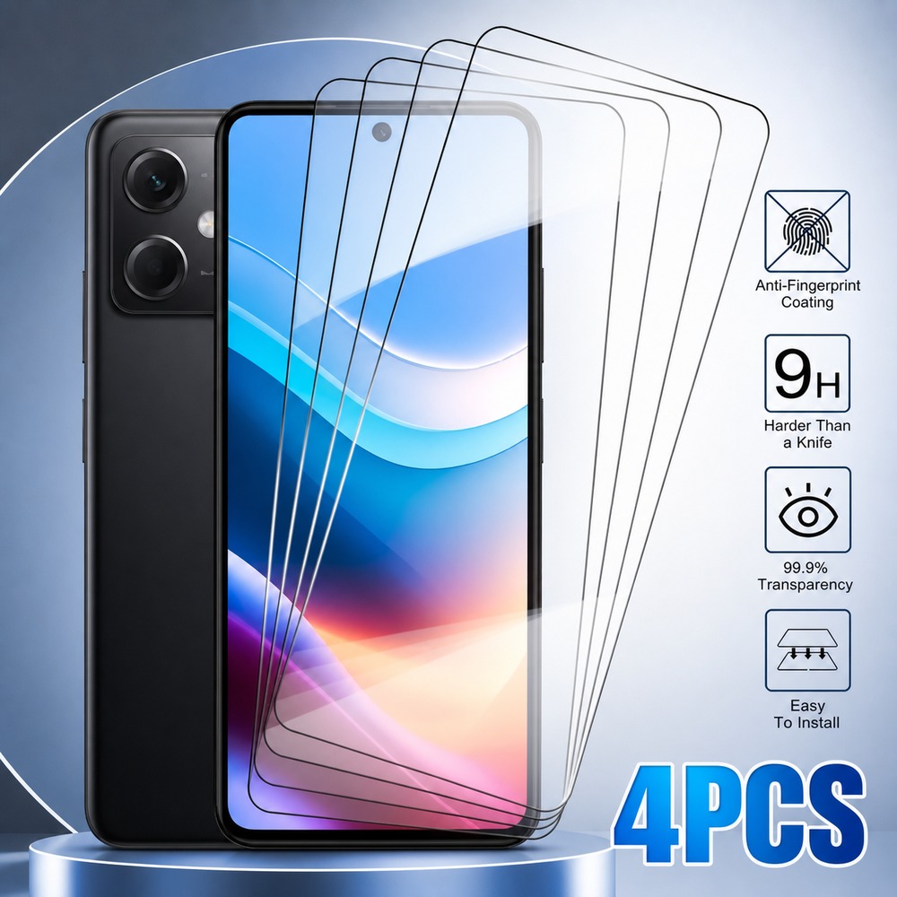 4PCS Tempered Glass For Realme - огляд і ціна Realme C67