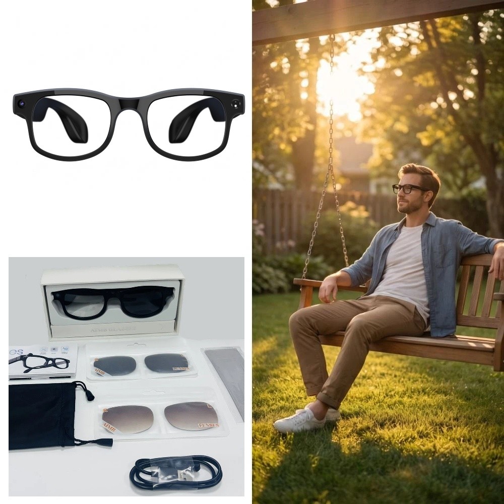 2 in 1 AI Smart Glasses HD Pho - огляд і ціна Smart Glasses Lens
