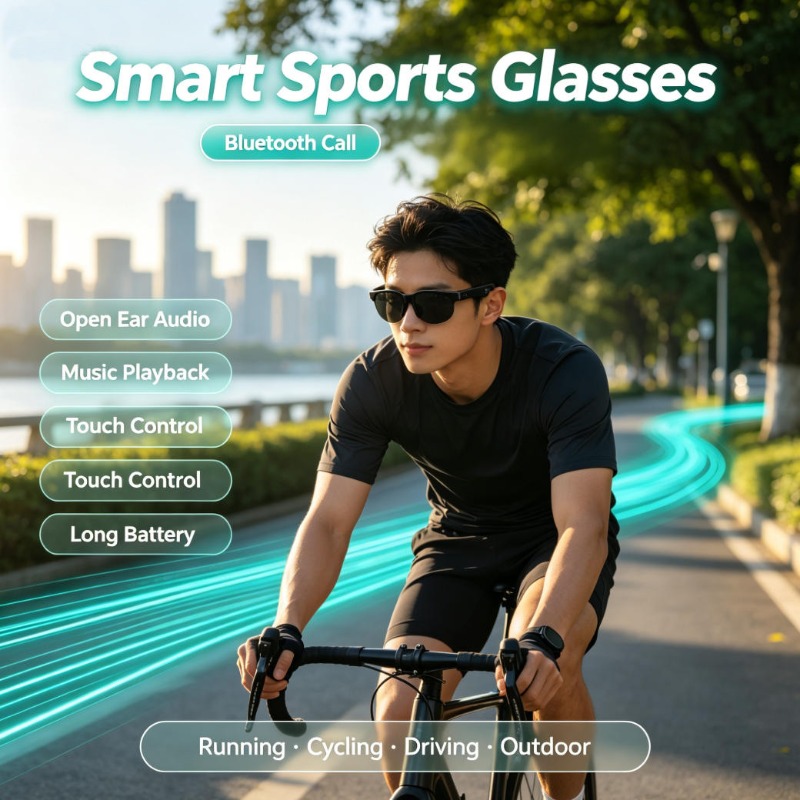Smart Sports Glasses Open Ear  - огляд і ціна Smart Glasses Lens